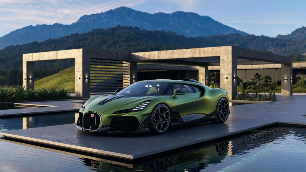 « un modèle unique et une exclusivité maximale » : avec la brouillard, bugatti repousse les limites du sur mesure